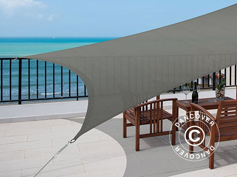 Sun sail 3x4 m, Rectangular, Anthracite