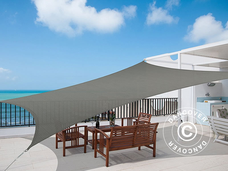 Sun sail 3.6x3.6 m, Square, Anthracite
