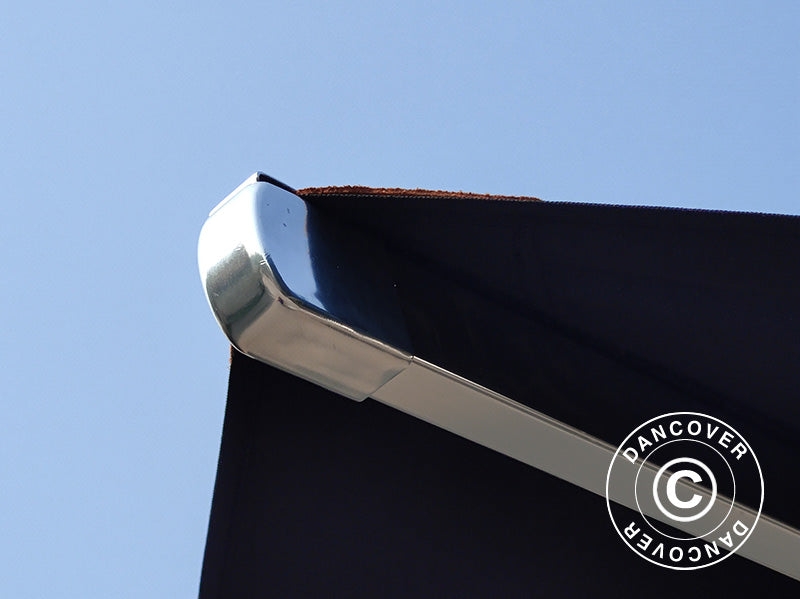 Cantilever parasol Antigua, 3x4 m, Black
