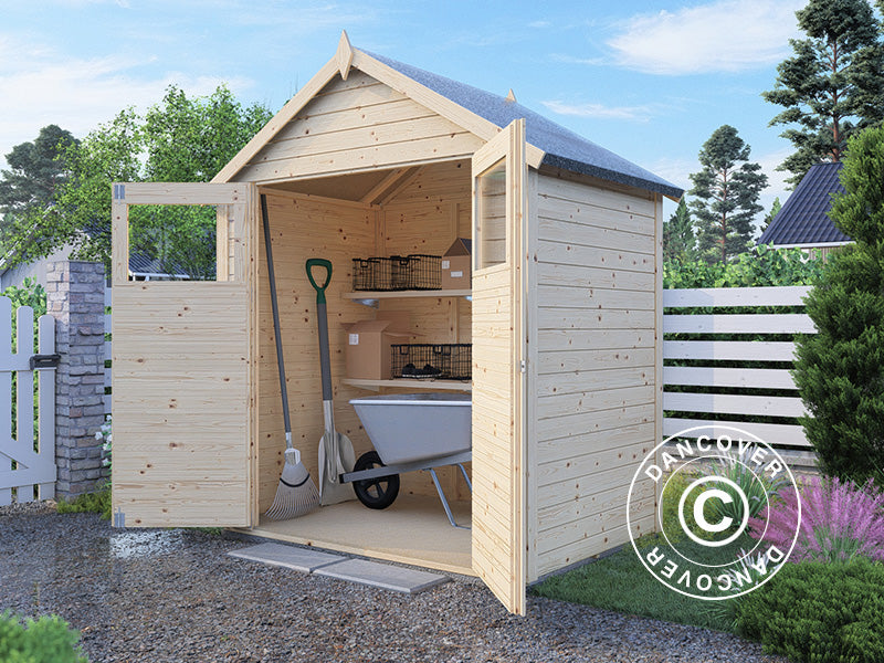 Wooden Shed, Bertilo Sylt 1, 1.8x1.2x2.25 m, 2.16 m²