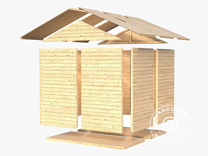 Wooden Shed, Bertilo Sylt 3, 1.8x2.38x2.25 m, 4.28 m²