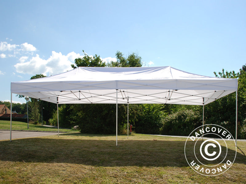 Pop up gazebo FleXtents PRO Steel 4x8 m White