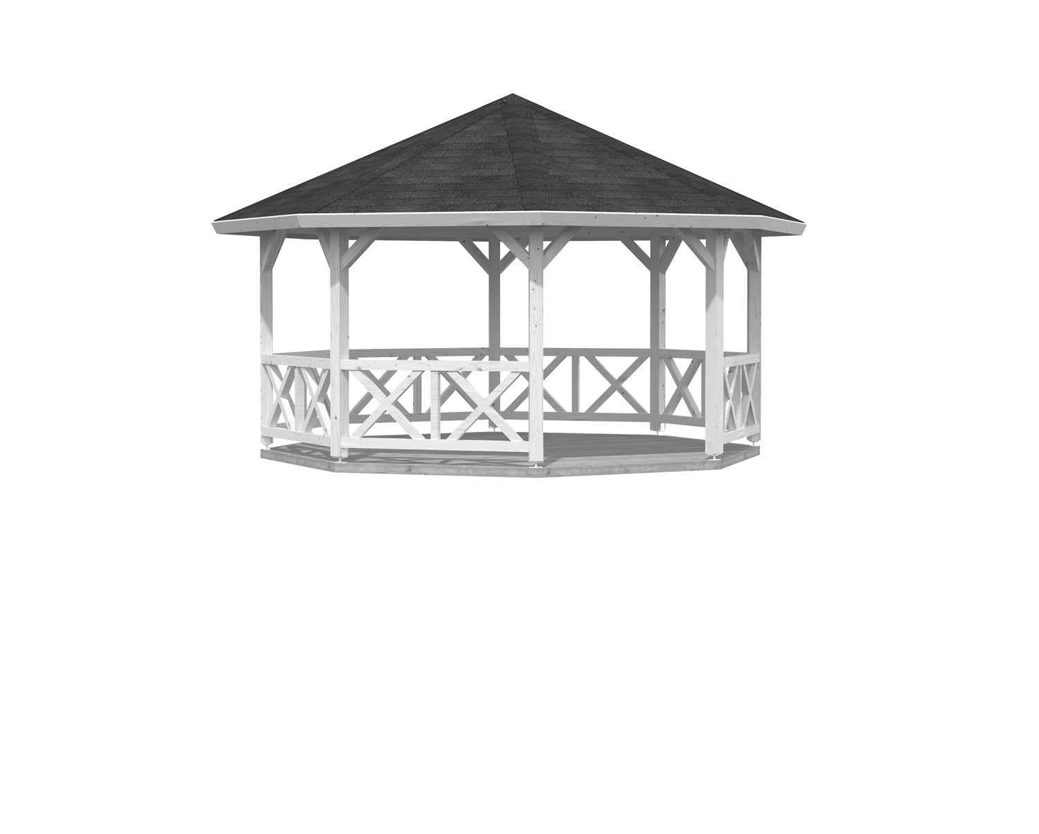 Wooden gazebos