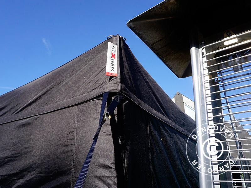 Storm straps, Black, 4 pcs.