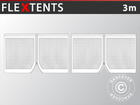 3 m FleXtents mosquito net, White set of 2/pcs.