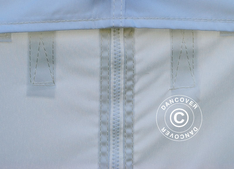 Sidewall w/zipper for FleXtents 2x2 m, 2 m, White
