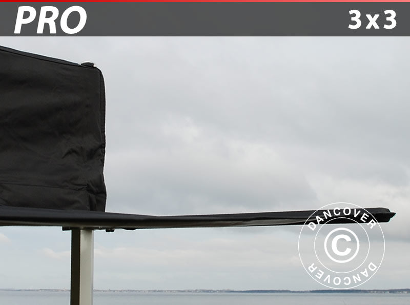 FleXtents PRO 3 m overhang, Black w/connectors