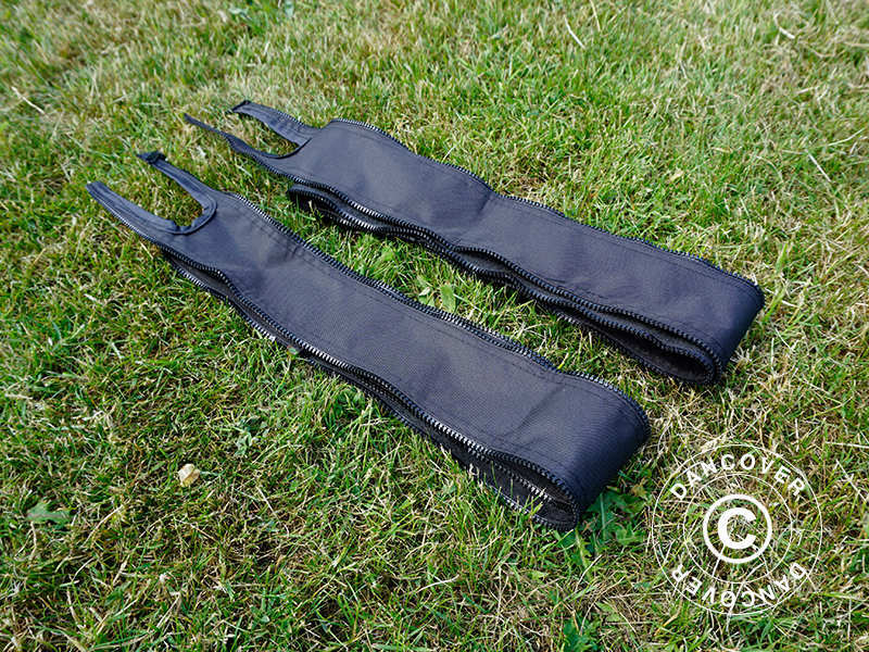 Infill joint panels for FleXtents® PRO pop-up gazebo 4 m series, Black, 2 pcs.