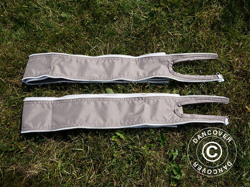 Infill joint panels for FleXtents® PRO pop-up gazebo 4 m series, Latte, 2 pcs.