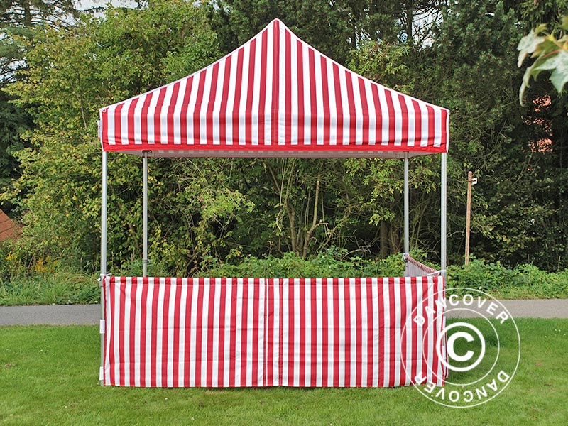 Half sidewall for FleXtents PRO Xtreme, 6 m, Striped