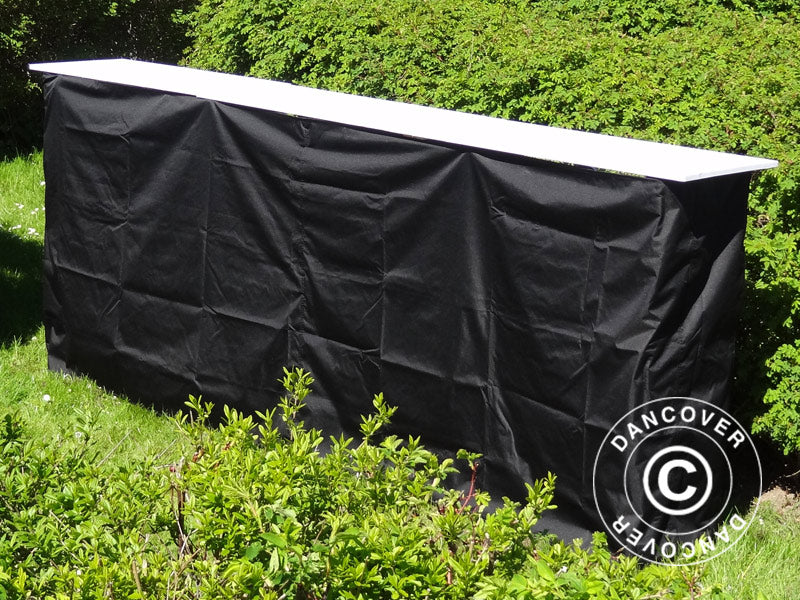 Side panel for FleXtents PRO counter, 3 m, Black