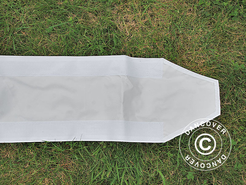 Raingutter 3 m, White, for FleXtents