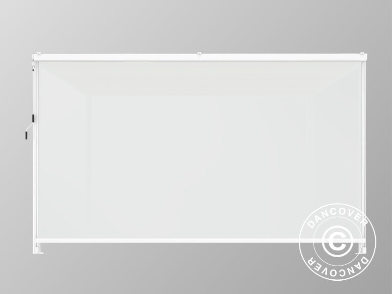 Sidewall screen f/pergola gazebo San Fernando, 4 m, White