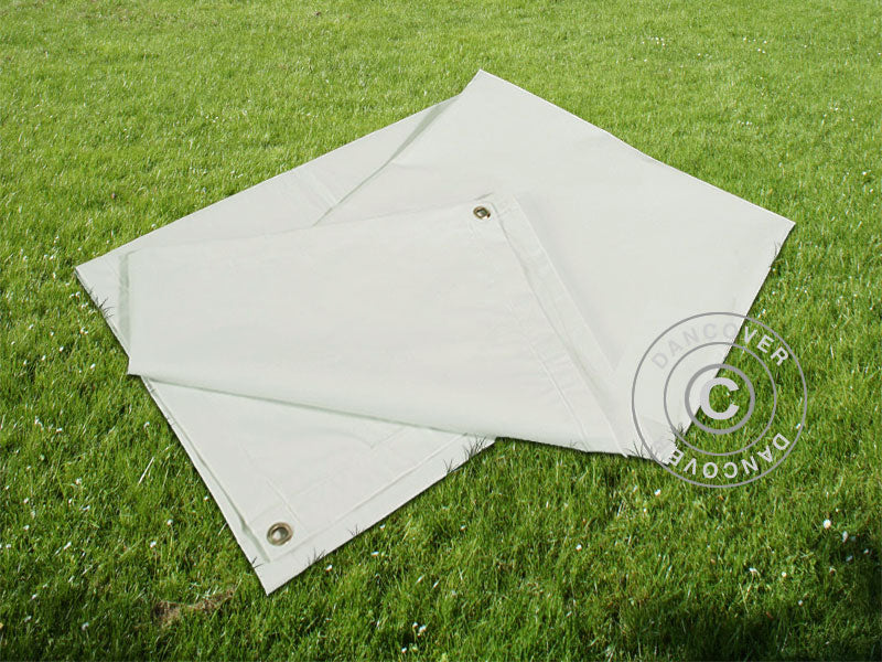 Tarpaulin, ground Cover 5.5x8.5 m PVC, Grey