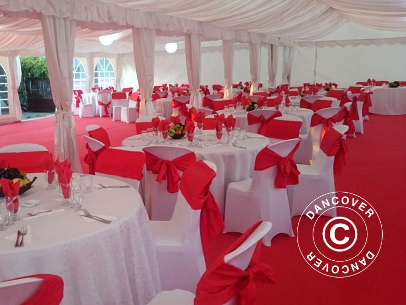 Marquee lining and leg curtain pack, White, for 8x12 m (2.6) marquee Semi Pro Plus