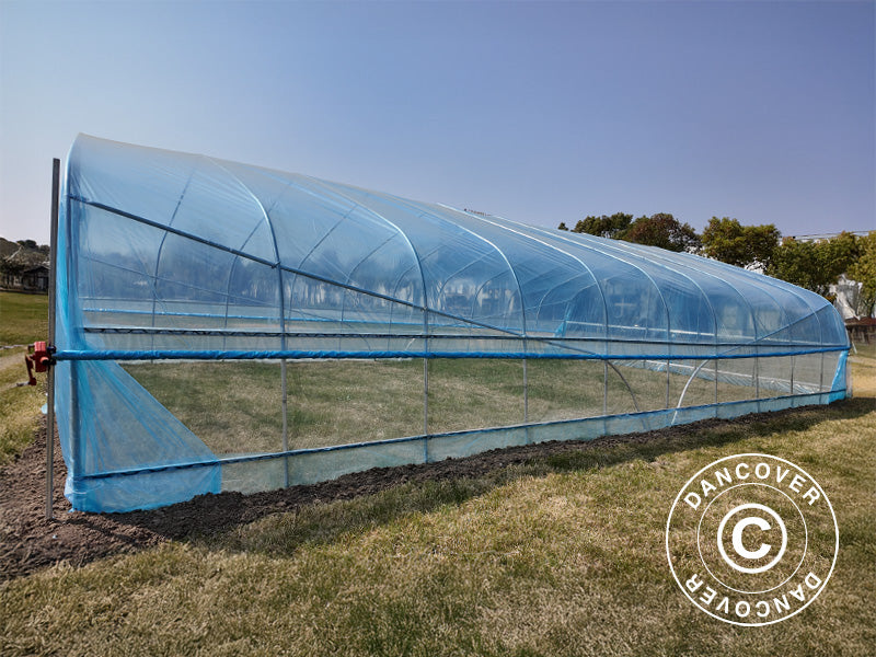 Cover for polytunnel greenhouse GH18410, 6x20x2.5 m, 100-micron PO Film, Transparent