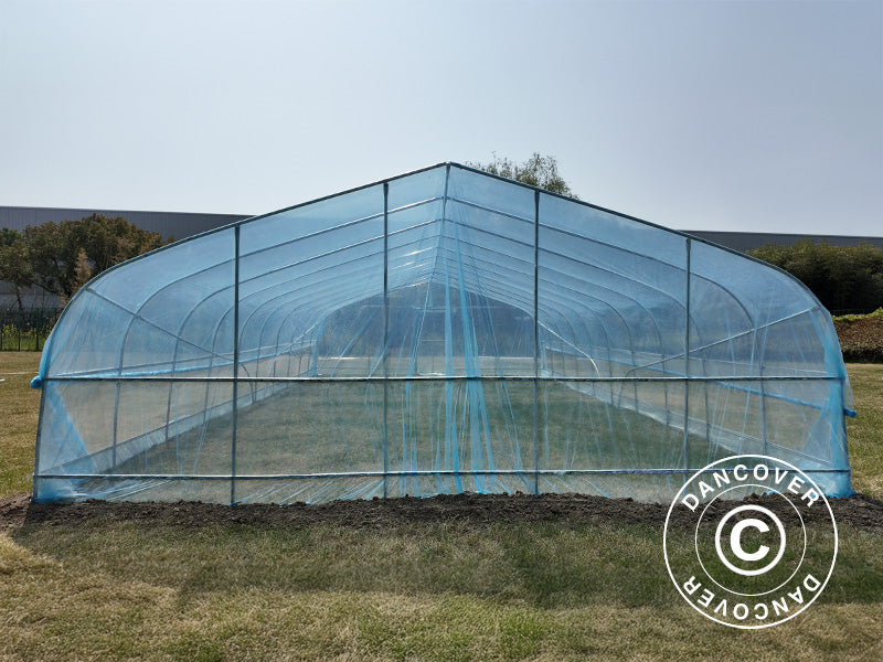 Cover for polytunnel greenhouse GH18410, 6x20x2.5 m, 100-micron PO Film, Transparent
