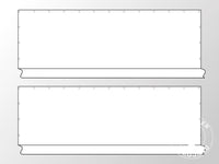 Sidewalls w/o windows for marquee PLUS 10 m, 2 pcs, White