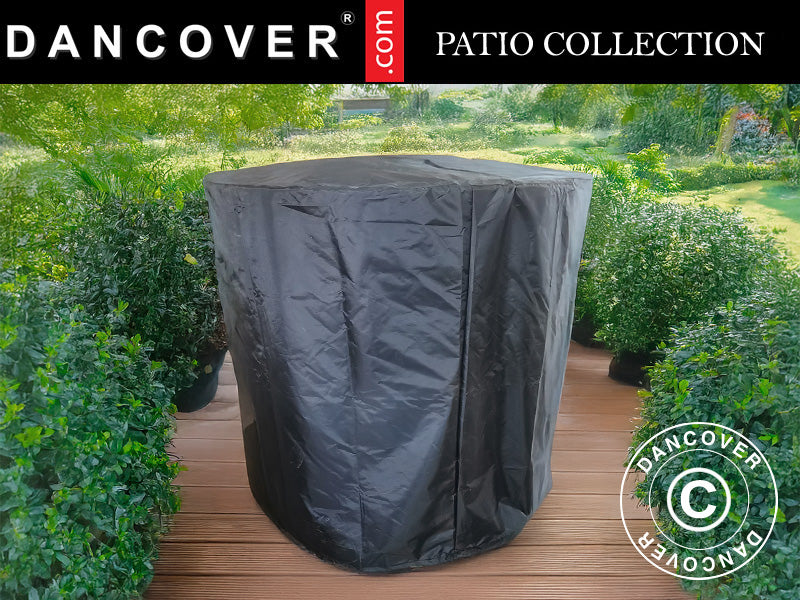 Cover for Fire Bowl w/Wood Storage, Ø60x73 cm, Black