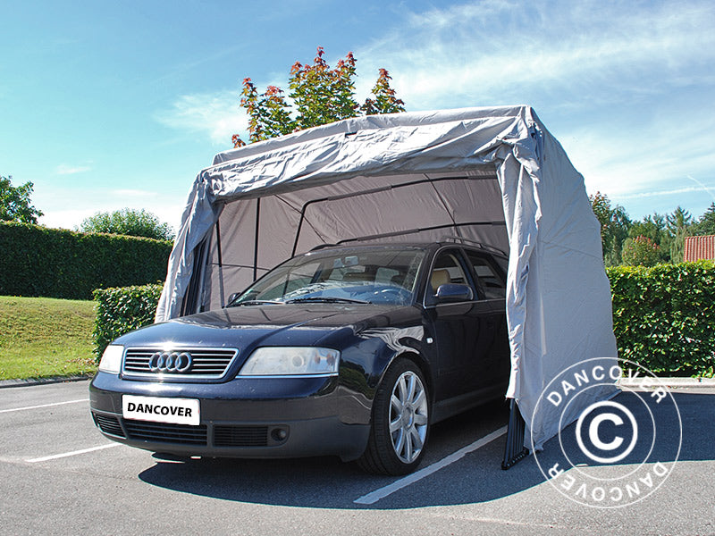 Folding garage (Car), 2.6x5.8x2.1 m, Grey