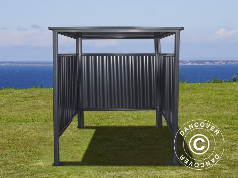 Bike shed 1.8x2.03x1.93 m, 3.65 m², Anthracite