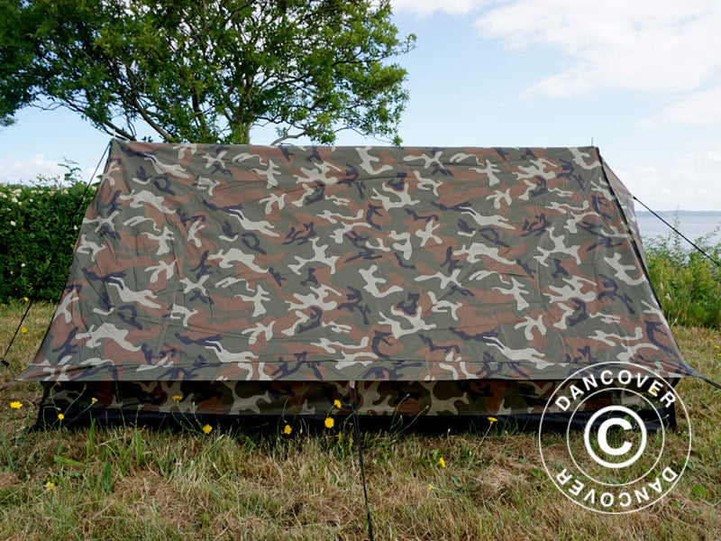 Camouflage tent Woodland MINI PACK, 2 persons
