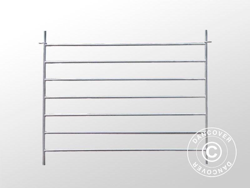 Extension for animal enclosure, 1.5x1.22 m, 2 pcs., Silver