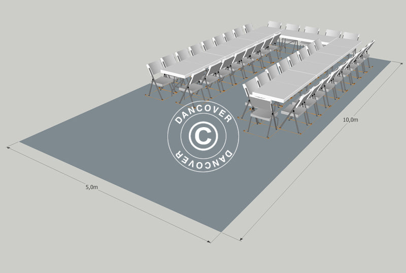 Flooring PRO 50 m²,  Anthracite