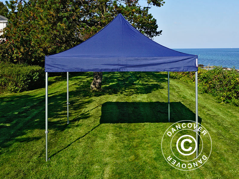 Pop up gazebo FleXtents PRO 3x3 m Dark blue, incl. 4 sidewalls