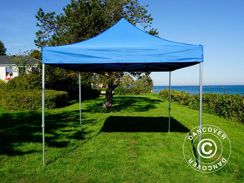 Pop up gazebo FleXtents Xtreme 50 3x3 m Blue, incl. 4 sidewalls