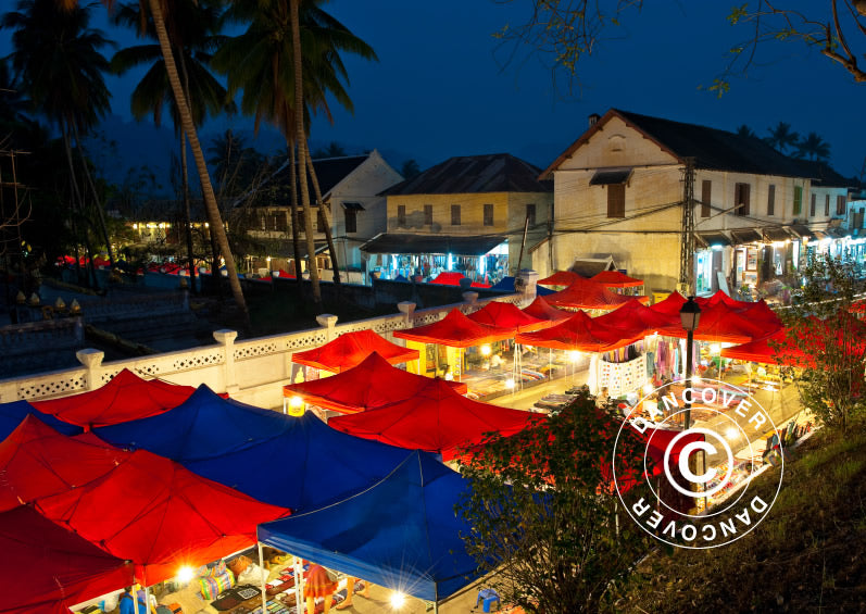 Pop up gazebo FleXtents Xtreme 50 3x3 m Red, incl. 4 sidewalls