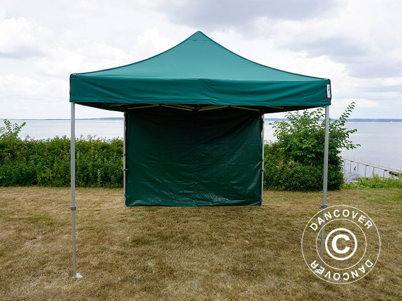 Pop up gazebo FleXtents PRO 3x3 m Green, incl. 4 sidewalls