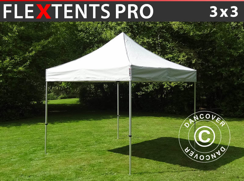 Flext. Pro 3x3m Silver Top & Frame GL