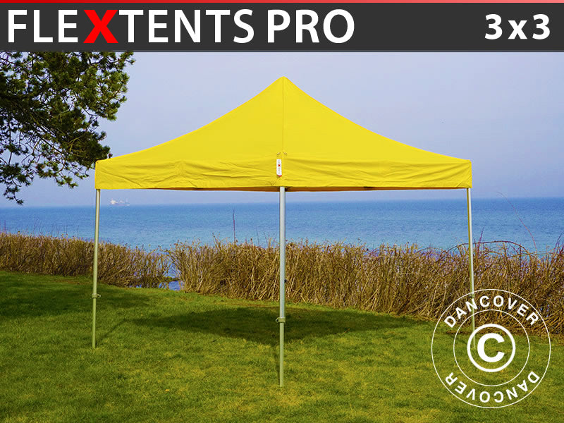 Pop up gazebo FleXtents PRO 3x3 m Yellow