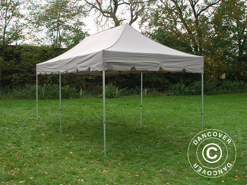 Pop up gazebo FleXtents PRO "Peaked" 3x6 m Latte