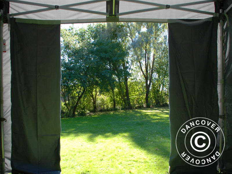 Pop up gazebo FleXtents PRO 3x3 m Grey, incl. 4 sidewalls