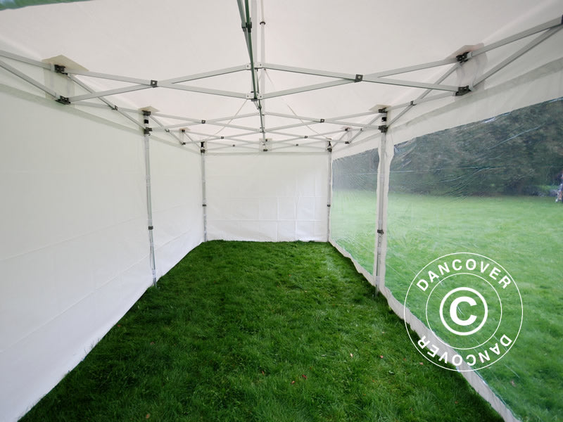 Pop up Gazebo FleXtents Xtreme 50 Heavy Duty 3x6 m White, incl. 6 sidewalls