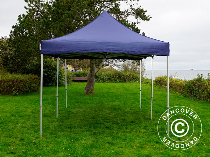 Pop up gazebo FleXtents PRO 3x6 m Dark blue, incl. 6 sidewalls