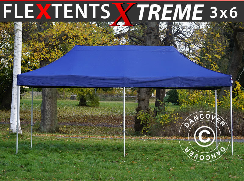 Pop up gazebo FleXtents Xtreme 50 3x6 m Dark blue