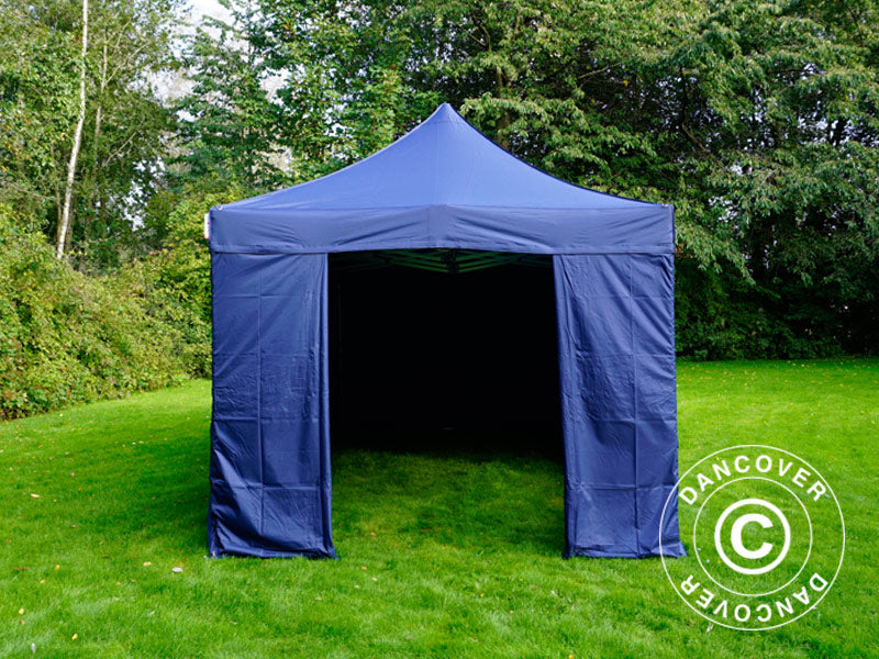 Pop up gazebo FleXtents Xtreme 50 3x6 m Dark blue, incl. 6 sidewalls