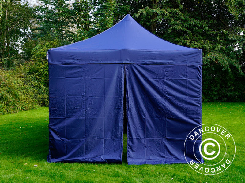 Pop up gazebo FleXtents Xtreme 50 3x6 m Dark blue, incl. 6 sidewalls