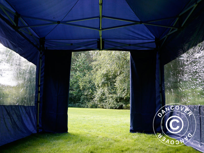 Pop up gazebo FleXtents Xtreme 50 3x6 m Dark blue, incl. 6 sidewalls