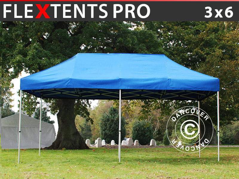 Pop up gazebo FleXtents Pro 3x6 m Blue