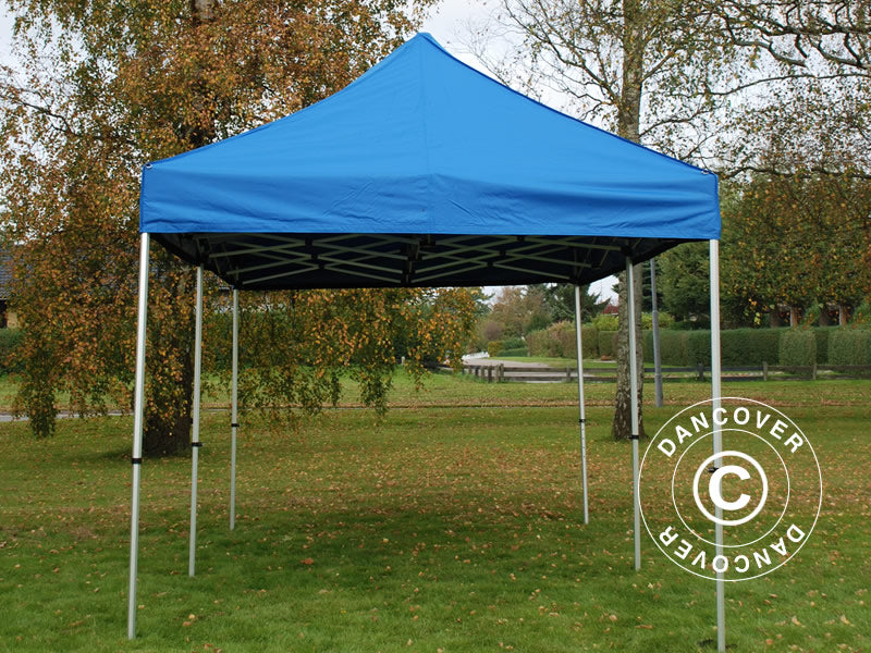 Pop up gazebo FleXtents PRO 3x6 m Blue, incl. 6 sidewalls