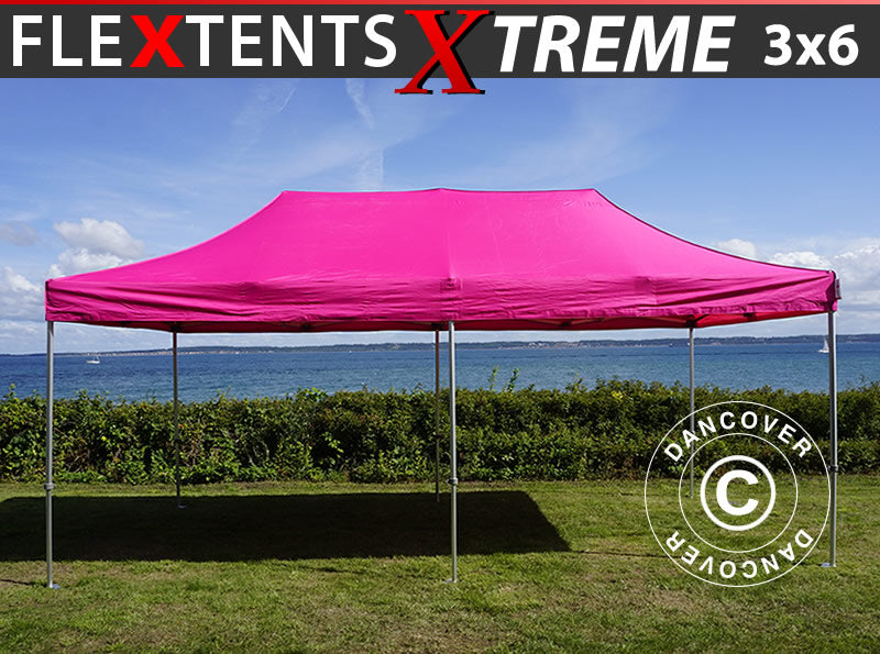 Pop up gazebo FleXtents Xtreme 50 3x6 m Pink