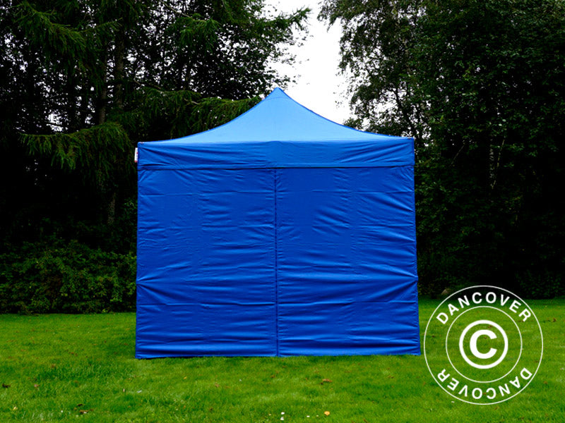 Pop up gazebo FleXtents PRO 3x4.5 m Blue, incl. 4 sidewalls