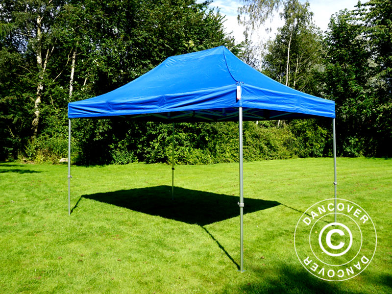 Pop up gazebo FleXtents PRO 3x4.5 m Blue, incl. 4 sidewalls