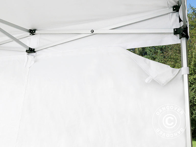 Pop up gazebo FleXtents PRO 3x4.5 m White, incl. 4 sidewalls