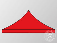 Roof cover for Pop up gazebo FleXtents 3x4.5 m, Red