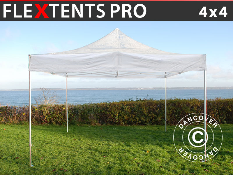 Pop up gazebo FleXtents PRO 4x4 m Clear